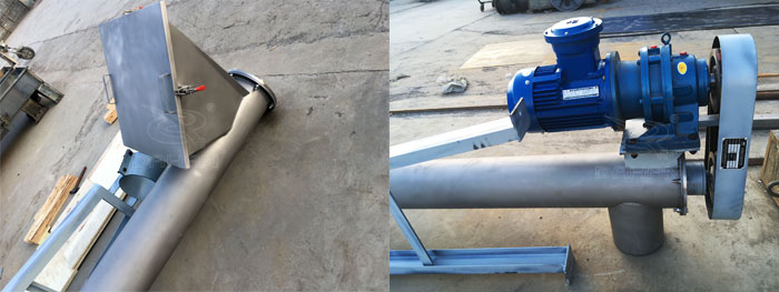 小型管式螺旋輸送機細節 小型管式螺旋輸送機細節