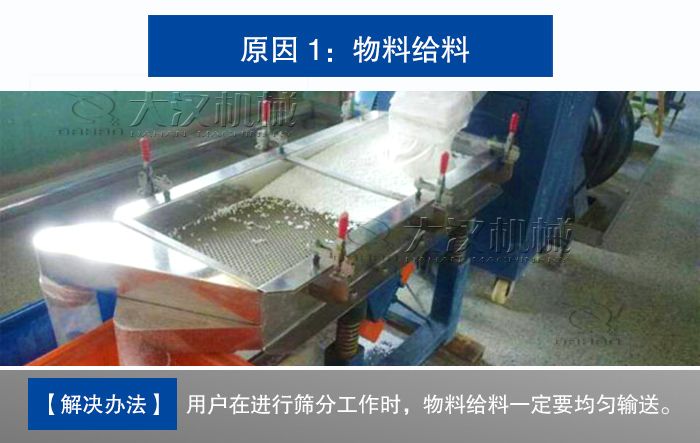 直線振動篩無法下料
